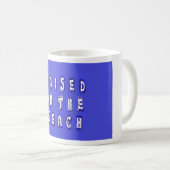 Mug Élevé Sur La Plage (Devant droit)