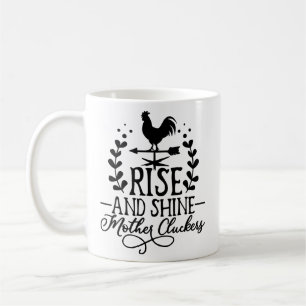 Mug élever et briller mère griffes poulets