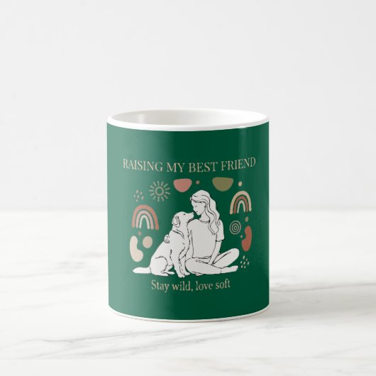 Mug Élever mon meilleur ami Maman chien boho (Centre)