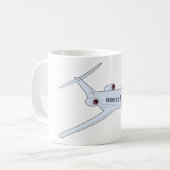 Mug Élever vos matins avec Cessna CitationJet (Devant gauche)