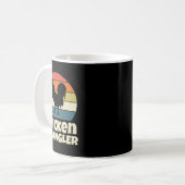 Mug Éleveur de poulets Fermier Coq Élevage Rétro Vint (Devant gauche)