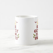 Mug Élevez-vous doucement. Couler librement – Citation (Centre)