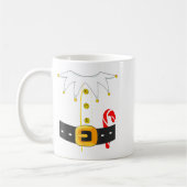 Mug Elf Costume Christmas Holiday Men Women Kids  (Gauche)