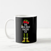 Mug Elf de course de bateau-drag Funny Noël (Gauche)