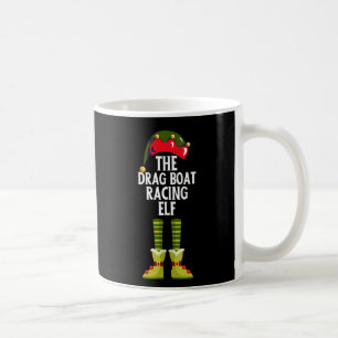 Mug Elf de course de bateau-drag Funny Noël