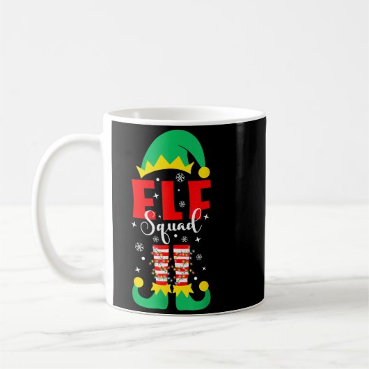 Mug Elf Family Christmas Matching Pajamas Funny Xmas E (Gauche)
