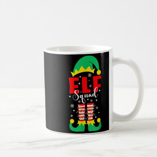 Mug Elf Family Christmas Matching Pajamas Funny Xmas E (Droite)