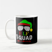 Mug Elf Family Christmas Matching Pajamas Xmas Elf Squ (Gauche)