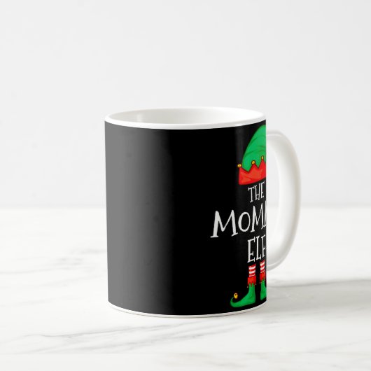 Mug Elf Family Christmas Mommy Mom Mother Mama Elf Swe (Devant droit)