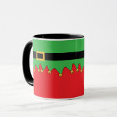 Mug Elf Jingle ! Vacances amusantes (Devant gauche)