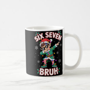 Mug Elf qui fait le dab Six Sept Bruh Noël 67 Meme Xma