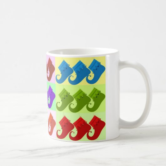 Mug Elf Shoe Pop Art (Droite)