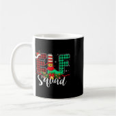 Mug Elf Squad Christmas Family Group Correspondance Pè (Gauche)