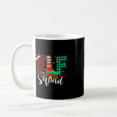 Mug Elf Squad Christmas Family Group Correspondance Pè (Gauche)