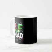 Mug Elf Squad Christmas Family Matching Xmas Pajamas  (Devant gauche)