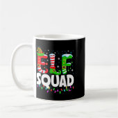 Mug Elf Squad Christmas Family Matching Xmas Pajamas  (Gauche)