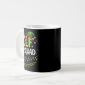 Mug Elf Squad Christmas Lights Matching Holiday Crew  (Devant gauche)