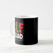 Mug Elf Squad Family Christmas Matching Pajamas Xmas T (Devant gauche)