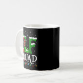 Mug Elf Squad Funny Christmas Family Pajamas (Devant gauche)