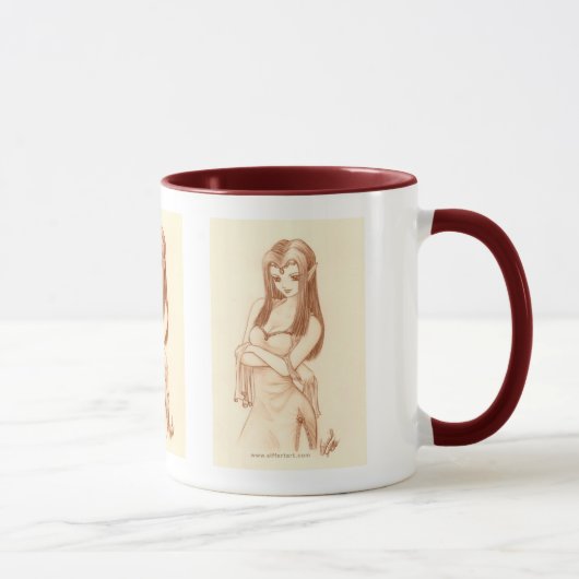 Mug Elf (style d'anime) (Droite)