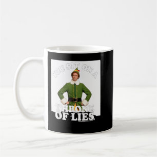 Mug Elf You assis sur un trône de mensonges