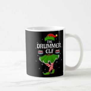 Mug Elfe batteur Noël Famille Filles Femmes Elfe Squad