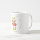 Mug Elfe de Noël avec présent (Devant droit)
