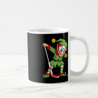 Mug Elfe de Noël Dabbing Joueur de hockey sur glace Ga