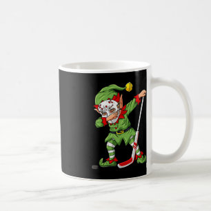 Mug Elfe de Noël Dabbing Joueur de hockey sur glace Ga