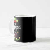 Mug Elfe de Noël Engagé Combinaison de Noël X-mas Fête (Devant gauche)