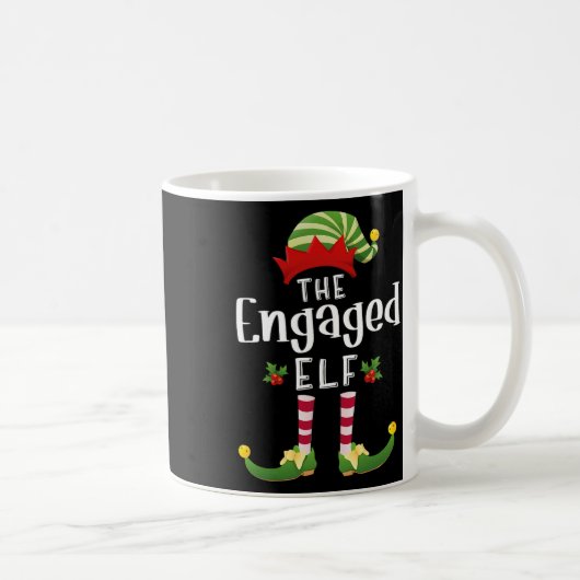 Mug Elfe de Noël Engagé Combinaison de Noël X-mas Fête (Droite)