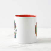 Mug Elfe de Noël festif ajouter monogramme (Centre)