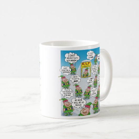 Mug Elfe du mois (Devant droit)