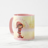 Mug Elfe enchanté | Noël au Pôle Nord  (Devant gauche)
