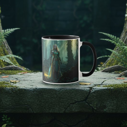 Mug Elfe Gardien du royaume enchanté