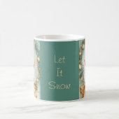 Mug Elfe mignon avec cadeaux de Noël (Centre)