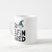Mug Elfe mou et fatigué - Édition de vacances (Devant gauche)