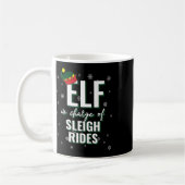 Mug Elfe Responsable De Sleigh Rides Vacances Noël Ma (Gauche)
