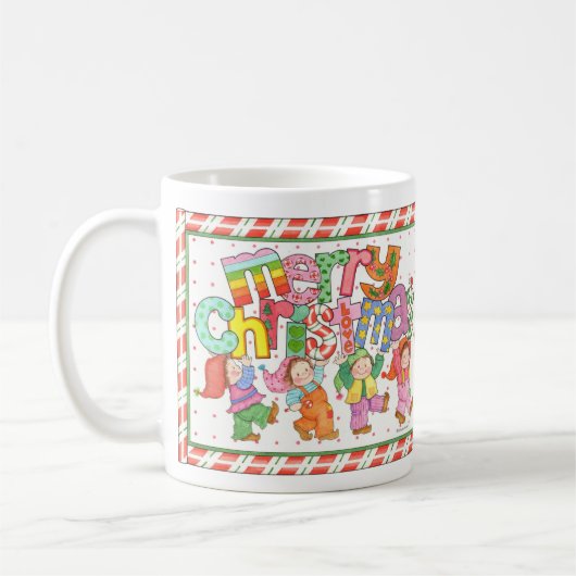 Mug Elfes de Joyeux Noël (Gauche)