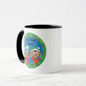 Mug Elfes de Noël de couleur (Devant gauche)