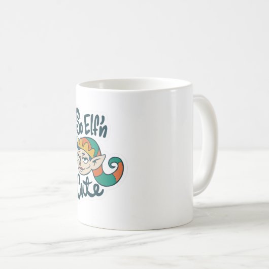 Mug Elf'n mignon Elf de Noël (Devant droit)