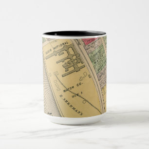 Mug Elgin Illinois 1871 Carte Elgin Watch Factory