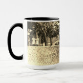 Mug Elgin Illinois Lords Park 1890's Photograph Bear (Gauche)