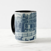 Mug Elgin Illinois Waverly House Hotel 1871 Railroad (Devant gauche)
