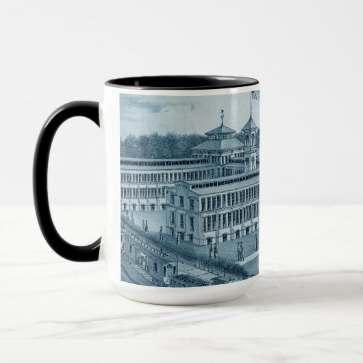 Mug Elgin Watch Factory 1871 Image Elgin Illinois (Gauche)