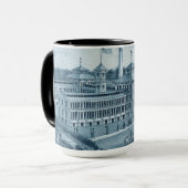 Mug Elgin Watch Factory 1871 Image Elgin Illinois (Devant gauche)