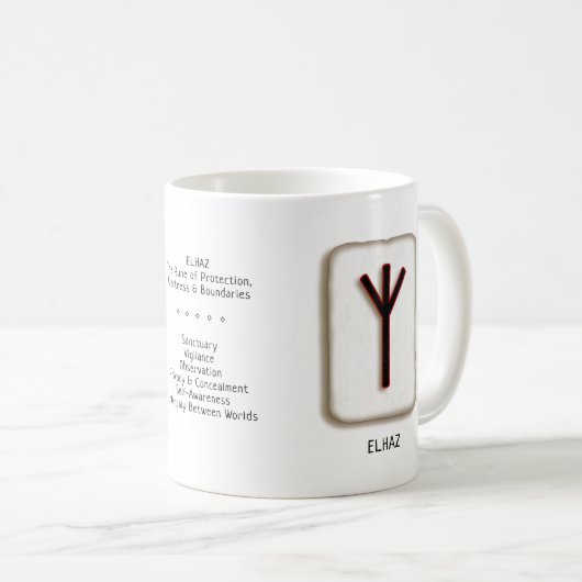 Mug Elhaz RuneStone (Devant droit)