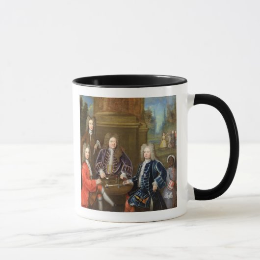 Mug Elihu Yale (1648-1721) le deuxième duc de Devonshi (Droite)