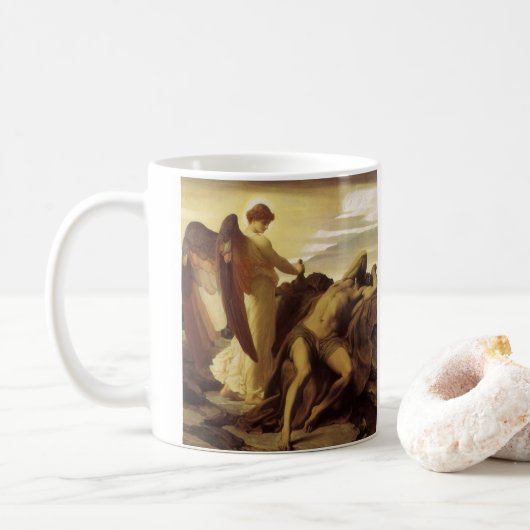 Mug Elijah en nature par Lord Frederic Leighton (Avec donut)