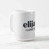 Mug Elijah ILove You (Devant gauche)